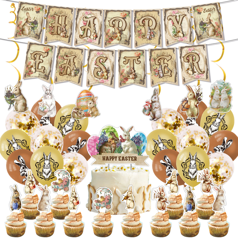 Easter Holiday Theme Holiday Pull The Flag Set
