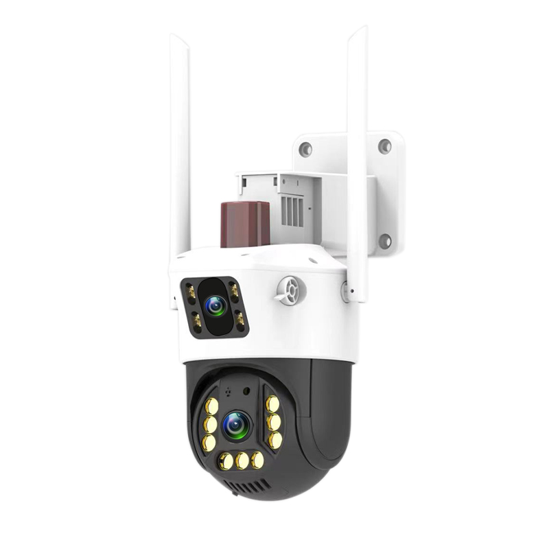 8MP Dual Lens Outdoor CCTV PTZ IP Camera Video Dome PTZ Surveillance Camera yoosee v380pro ICSEE