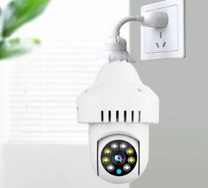 Factory2023 New Wifi CCTV 8MP Camera Light Bulb Security Surveillance for Home Indoor 