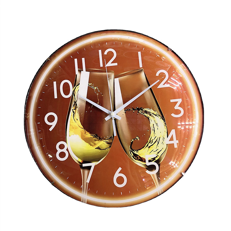 New Fashion Pair Cup Wall Clock