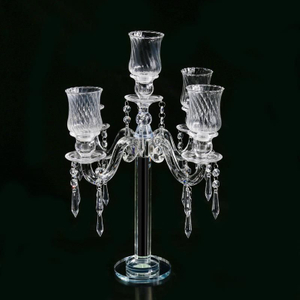 Crystal Glass Candle Holder Wedding Candle Holder