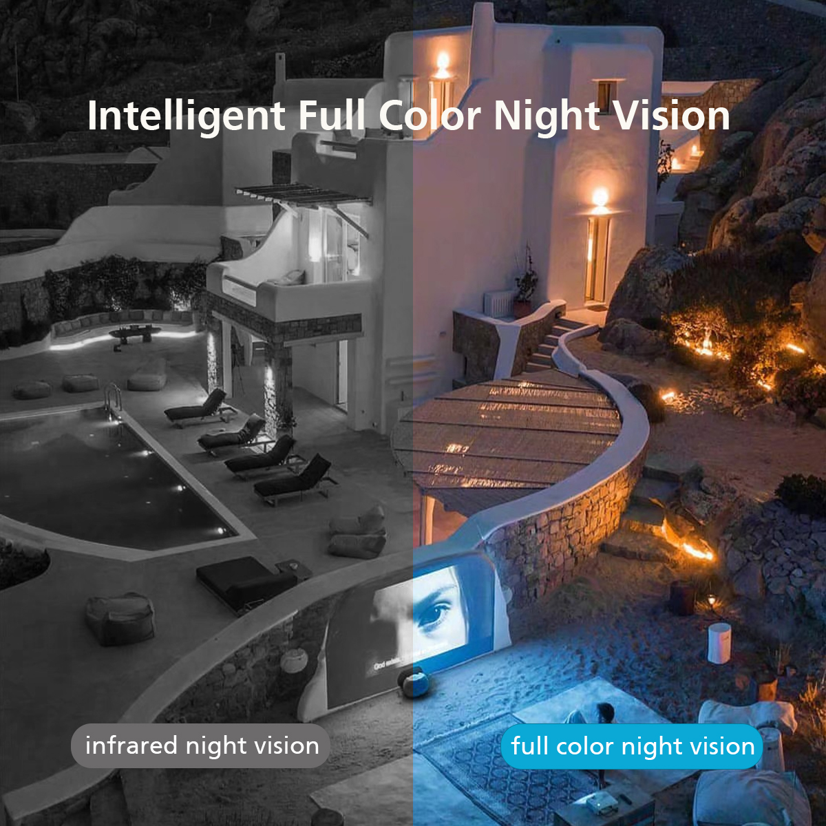 Solar Monitoring 4G Camera Outdoor 360 Degree Ultra-clear Night Vision WIFI Monitoring Moblie Phone Remote Camera 