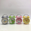Cartoon Girl's Bedside Clock Silent Pink Bunny Desktop Alarm
